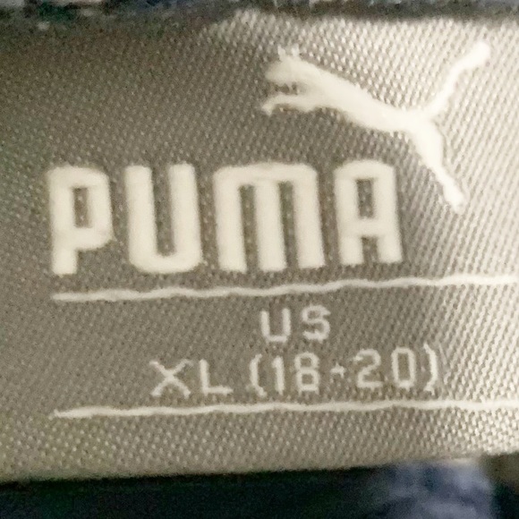 Puma Youth Joggers Banded with Drawstring Waistline Cuffs Side Pockets 🟦🟩⬜️ - Picture 8 of 10